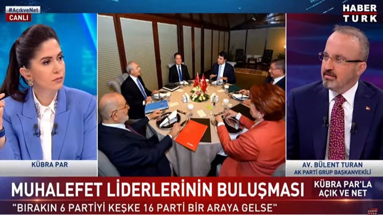 Bülent Turan: "Kabul ediyorum, krizimiz var"