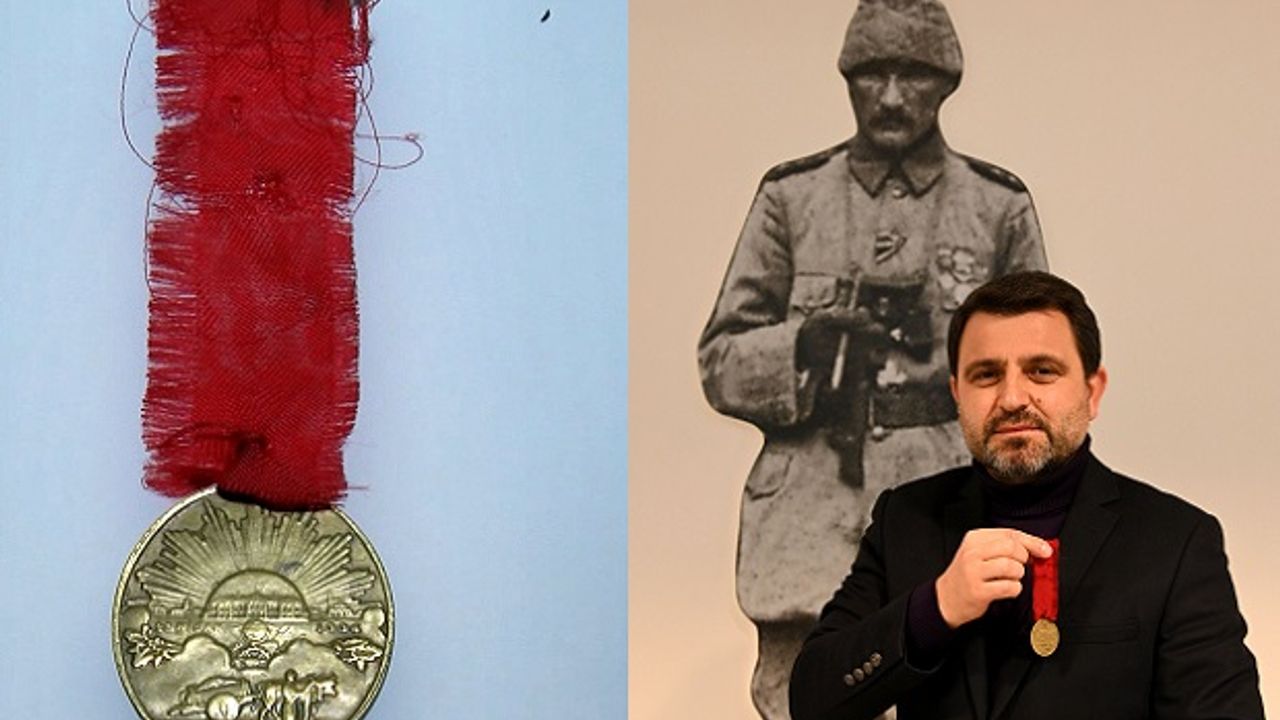 Kurtuluş Savaşı gazisinin madalyası Çanakkale’de...