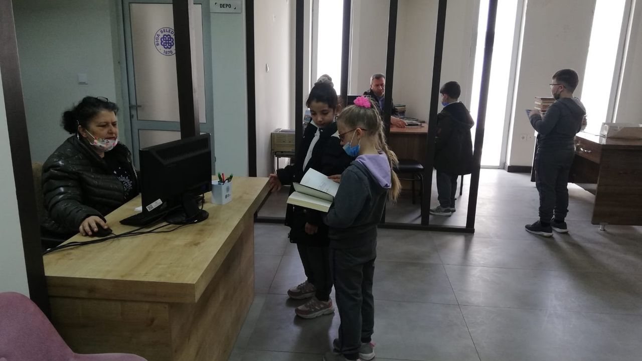 Ekrem Ergün'den Kütüphane Haftası ziyareti