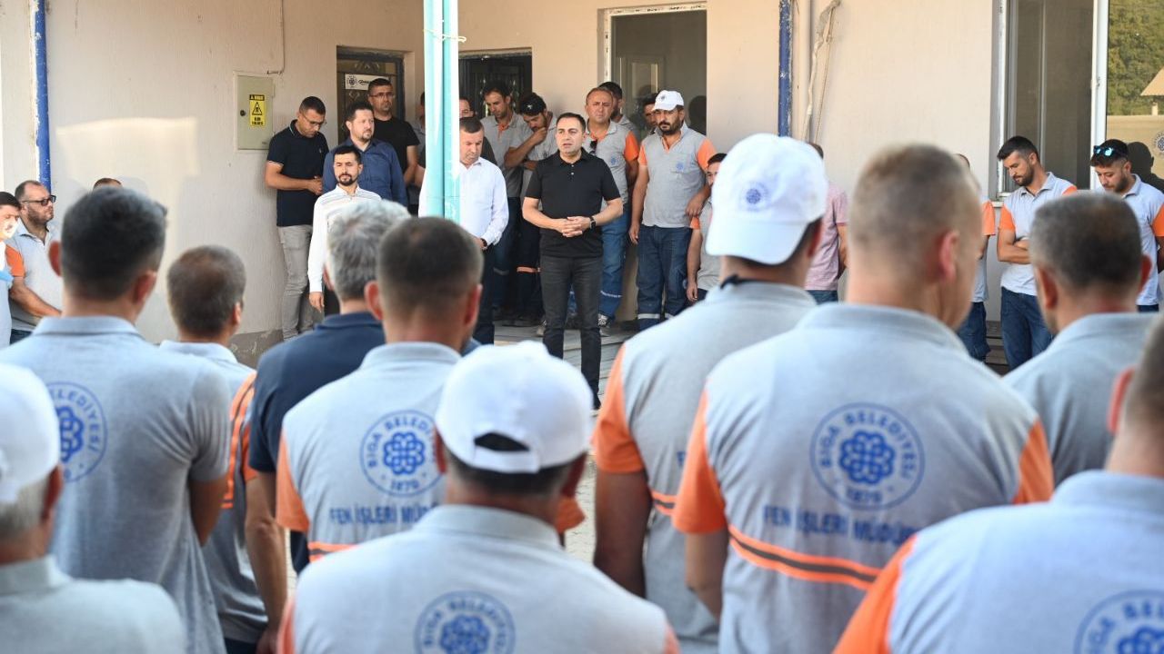 Erdoğan belediye işçileriyle buluştu