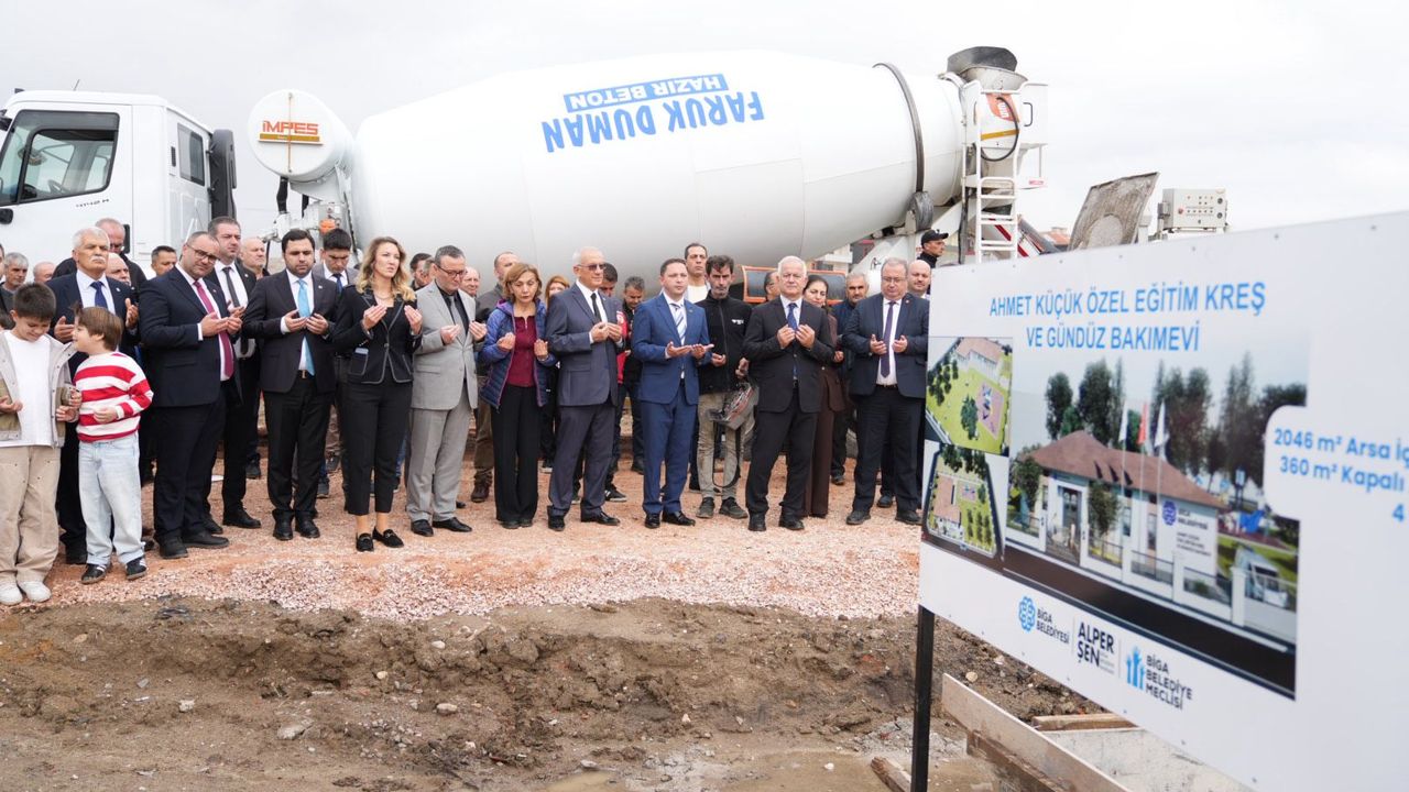 Özel çocuklar için kreş projesinin temeli atıldı