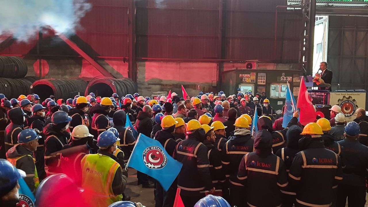 İçdaş'taki metal işçileri: Ölümüne çalıştık, şimdi biz kazanacağız!