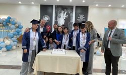 Çavuşköy'de mezuniyet sevinci yaşadılar
