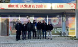 Biga Adaspor Yönetiminden Türkiye Gaziler ve Şehit Aileleri Vakfı’na Ziyaret