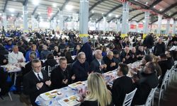 Biga pazaryerinde iftar buluşması