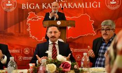Biga'da muhtarlar iftar programında buluştu