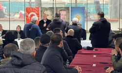 Ayhan Gider Biga'daki bayramlaşmada konuştu