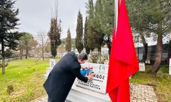 Biga Ülkü Ocakları’ndan Ulaş Açıkgöz’ün Kabrine Ziyaret
