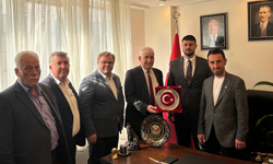 Biga oda başkanlarından Salih Altınkaya’ya hayırlı olsun ziyareti