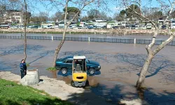 Biga'da Kocabaş Çayı taştı