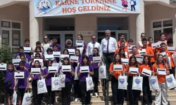 Biga'da 14 bin 501 öğrenci karne aldı