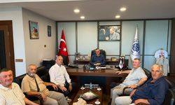 Biga derici esnafı, Belediye Başkanı Alper Şen’i ziyaret etti
