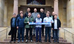 Bigaspor yönetiminden Kaymakam Kayabaşı ve Başkan Şen’e ziyaret