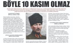 Dikkat çeken yazı: Böyle 10 Kasım olmaz
