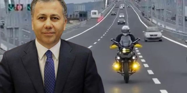 İstanbul Valisi, Çanakkale Köprüsü'nden motosikletle geçti