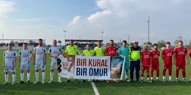 Futbol Müsabakasında “Bir Kural Bir Ömür” Farkındalığı