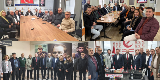 Esnaf temsilcilerinden güçbirliği ziyaretleri...