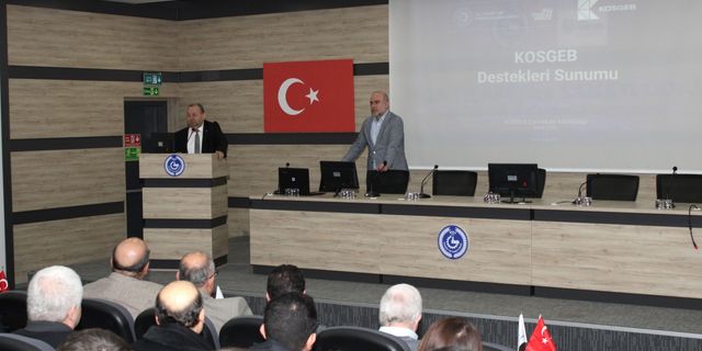 Biga TSO’da KOSGEB destekleri anlatıldı
