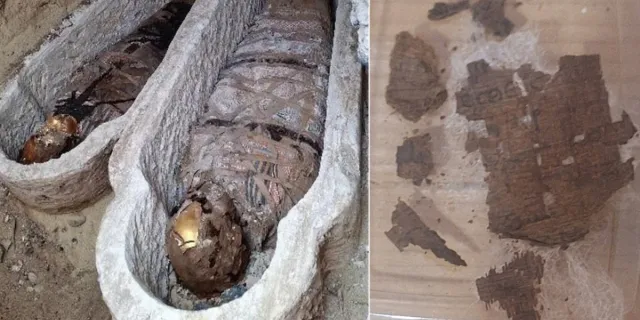 Mısır’da 2 bin yıllık mumyanın sargılarından Troya çıktı