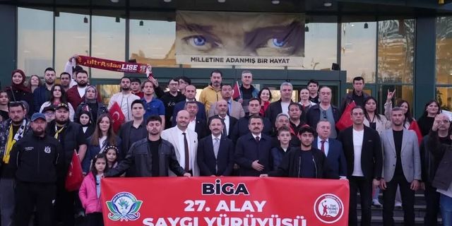 Çanakkale Kara Muharebeleri’nin 111. yıl dönümü anısına Biga’da anlamlı etkinlik
