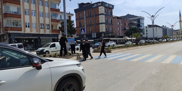 Mehmet Akif Ersoy Lisesi’nde trafik farkındalık etkinliği
