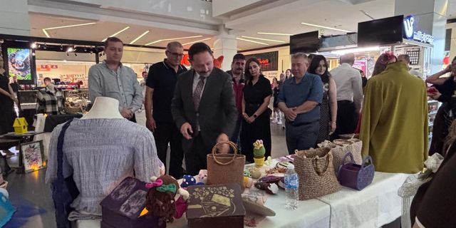 Biga SODAM dönem sonu sergisi Pakt Plus AVM'de açıldı