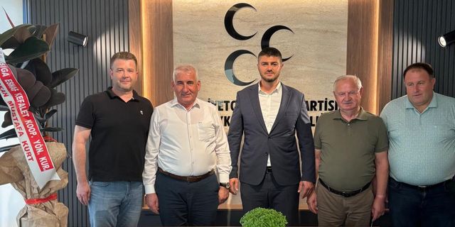 Başkan Kurt ve ekibi, Başkan Altınkaya'yı ziyaret etti
