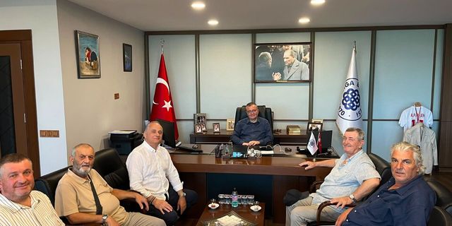 Biga derici esnafı, Belediye Başkanı Alper Şen’i ziyaret etti