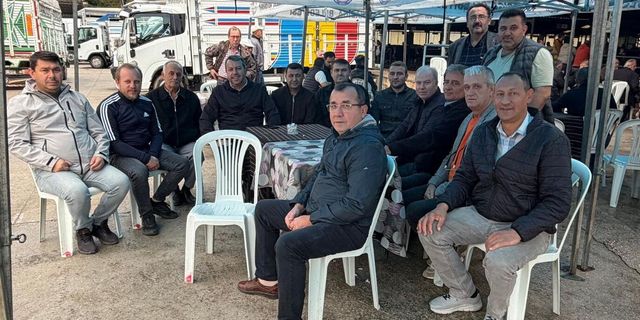 Bülent Baş'tan Muhtarlar Derneği ve Hayvan Pazarına Ziyaret