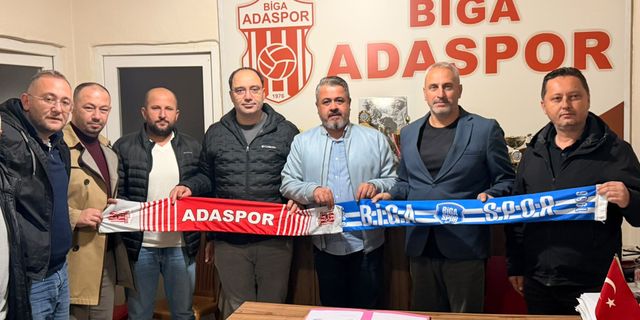 Biga futbolunda tarihi protokol: Bigaspor ile Adaspor güçlerini birleştirdi