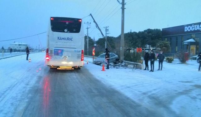 Doğtaş önünde kaza