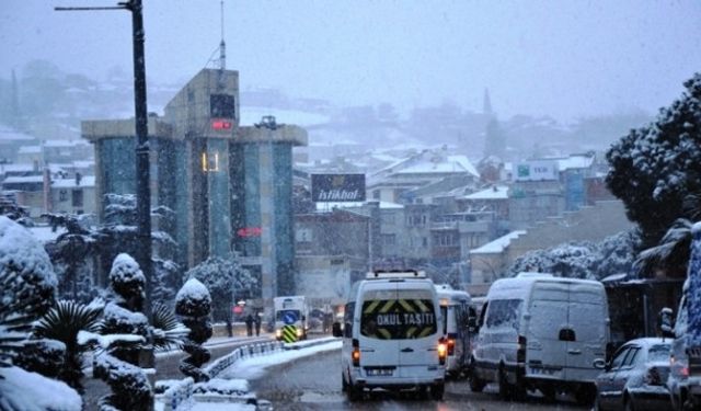 Beklenen kar yağışı başladı