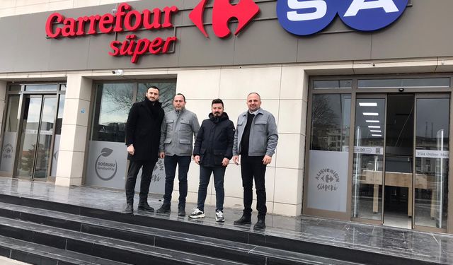 Carrefoursa Süper, açılışa hazırlanıyor