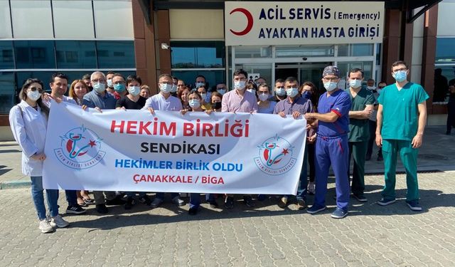 Hekimler iş bıraktı