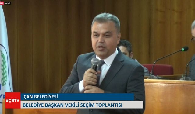 Çan Belediyesi Harun Arslan'a emanet