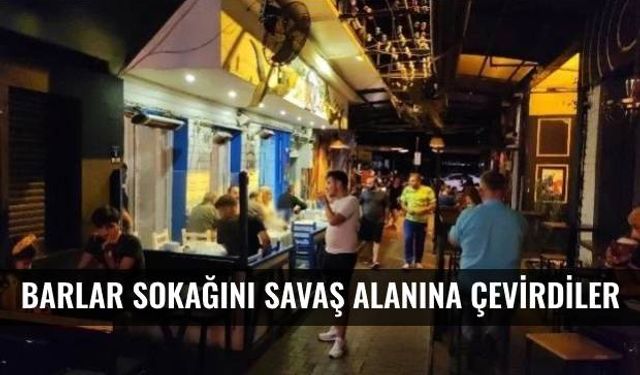 Savaş alanına dönen kavgada 1 polis yaralandı