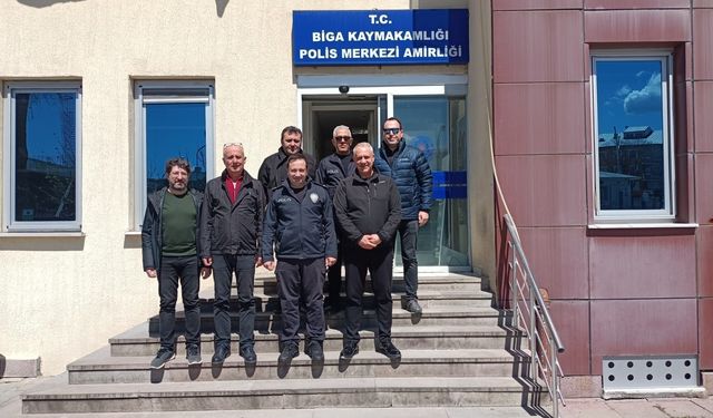 Biga TSO'dan polis haftası ziyareti