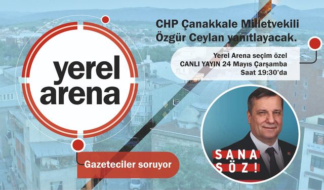 Yerel Arena'nın konuğu: Özgür Ceylan