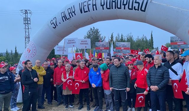 57’nci Alay Vefa Yürüyüşü Gerçekleştirildi