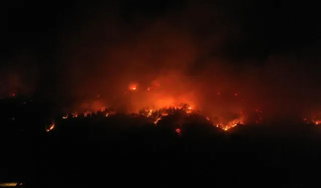 Yangın kontrol altında: 575 Hektar Alan Yandı..