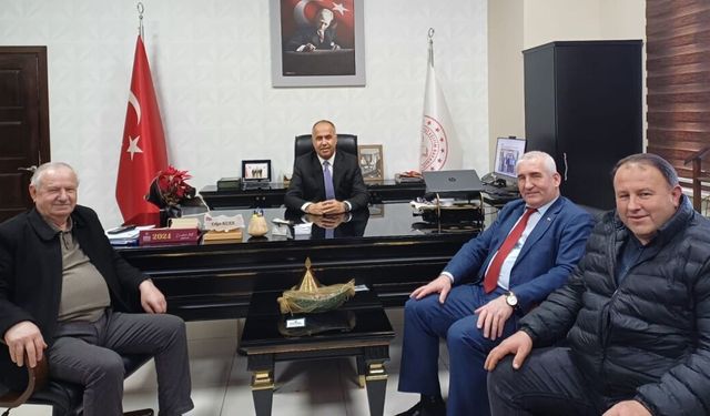 Başkan Kurt ve ekibinden Müdür Bilen'e ziyaret