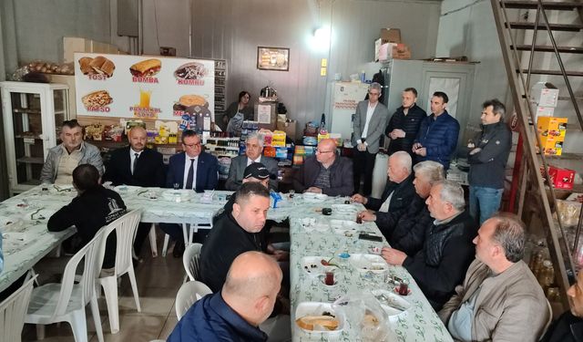 Biga Sanayi Esnafı Kahvaltıda Buluştu: Gündem Araç Muayene İstasyonu!