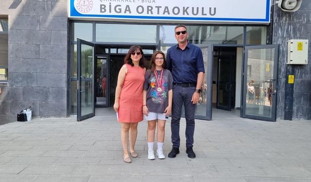 Biga'dan tam puanlı Türkiye birincisi: Naz Yörük