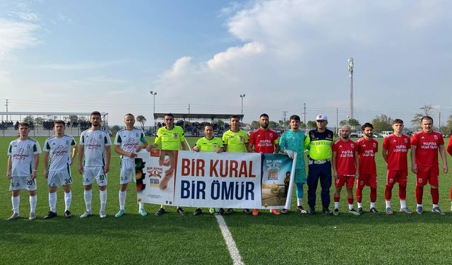 Futbol Müsabakasında “Bir Kural Bir Ömür” Farkındalığı