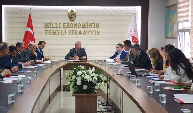 Çanakkale'de Tarımsal Kuraklık İl Kriz Merkezi toplandı