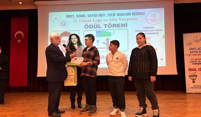 Bigalı öğrenci telif hakları afişiyle Türkiye birincisi oldu