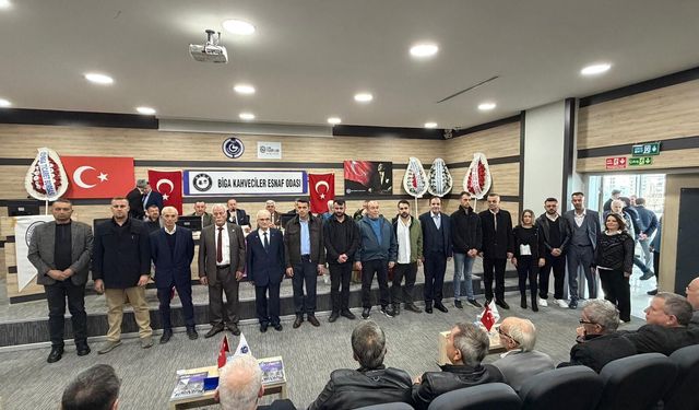 Biga’da Seçim Maratonu Kahvecilerle Başladı: Başkan İlhan Yavuz Güven Tazeledi