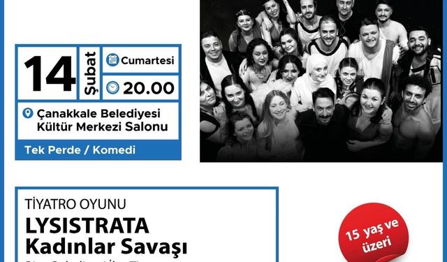Lysistrata Çanakkale'de sahneleniyor
