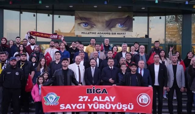 Çanakkale Kara Muharebeleri’nin 111. yıl dönümü anısına Biga’da anlamlı etkinlik