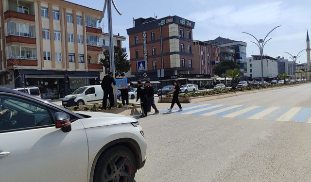 Mehmet Akif Ersoy Lisesi’nde trafik farkındalık etkinliği